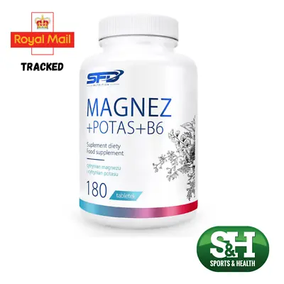 Magnesium Citrate + Potassium Citrate + Vitamin B6 SFD 180 Tablets • £12.59