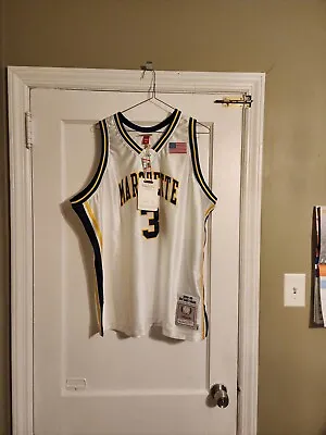 Authentic Mitchell & Ness 02/03 Marquette University Dwyane Wade Jersey 48 XL • $250