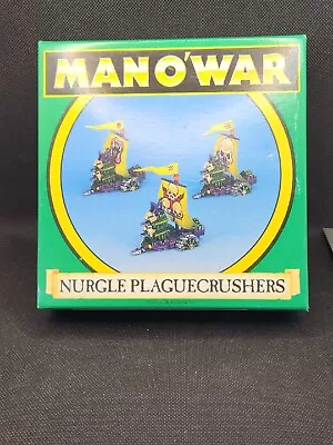 Vtg 1993 Games Workshop Man O' War Nurgle Plaguecrusher Assembled Unpainted  • $40