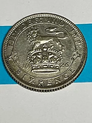 1926 George V Sixpence VF+ • £3.25