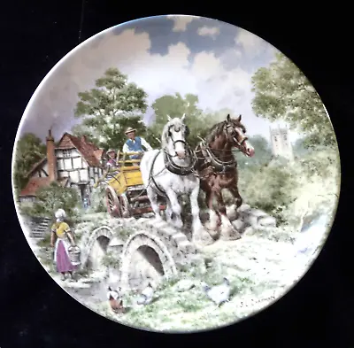 £2.99 • Buy LIFE On The FARM SERIES Ltd Ed COLLECTORS PLATE -  OFF To WORK 