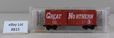 (Lot 815) N Scale Model Micro Trains 40' Box Car Great Northern 18588 • $7.99