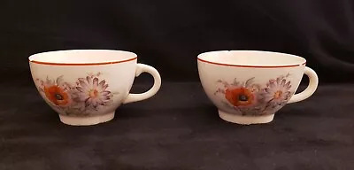 Vintage 1930's Floral China Tea Cups • $8