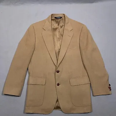 Alexander John Mens Corduroy Tan Camel Hair Sport Coat Blazer Jacket 42 • $35