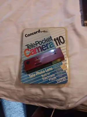 Vintage Concord Point And Shoot Tele-pocket Camera 110 • $10.99