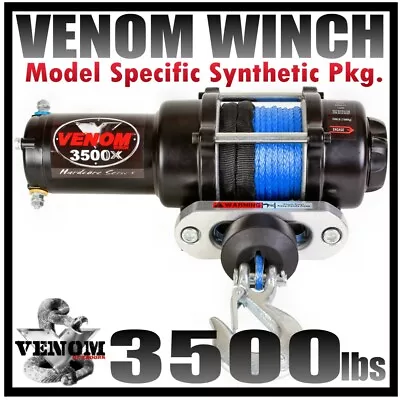 $209.99 • Buy 3500LB VENOM ATV Winch Polaris Sportsman 2011-23 400,500,570,800,1000