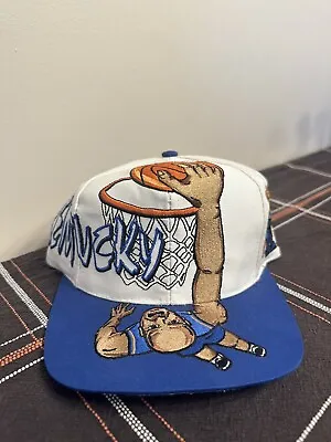 Vintage Kentucky Wildcats Basketball Player Hat TOW Top Of The World SLAM DUNK • $470