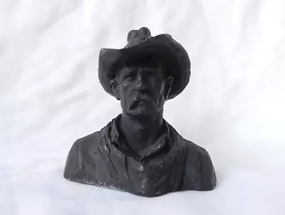 Vintage Michael Garman COWBOY Bust Sculpture Western Art Figurine • $23.99