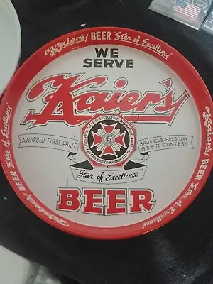 Vintage Kaier's Metal Beer Tray • $14.99