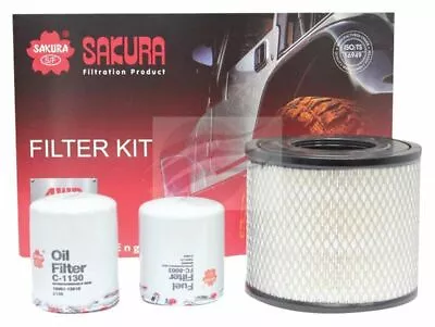 Sakura Filter Service Kit For Holden Rodeo RA 4JH1TC 3.0 Turbo Diesel 2003-2008 • $42.30