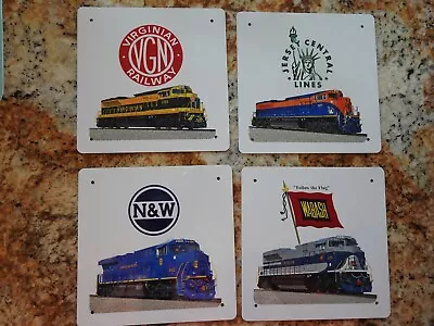 Four Railroad Square  6 X 6 Metal Signs • $50