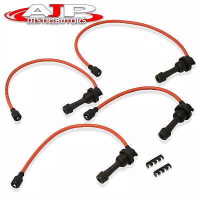 Replacement Silicone Spark Plug Ignition Wires For 1995-1999 Eclipse Turbo 4G63 • $24.99