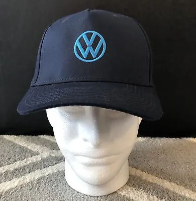 Volkswagen VW Hat Blue Driver Gear Cap Adjustable Strapback Embroidered Logo • $11.95