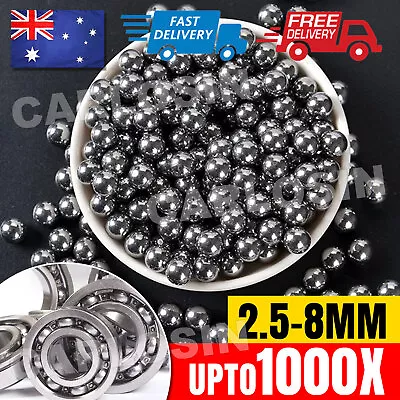 2.5-8mm Stainless Steel Loose Bearing Ball Replacement Bike Bicycle Cycling • $7.85
