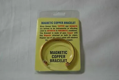 £5.99 • Buy 100% Pure Copper Bracelet Arthritis / Circulation Pain Relief Magnetic 13mm