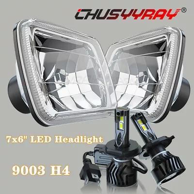 Pair 5x7  7x6  LED Headlight Hi/Lo Beam WHite For Mitsubishi Mighty Max Pickup • $139.99