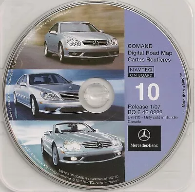 2007 Update Mercedes Benz Navigation Disc Cd Gps Map #10.  Bq 6 46 0222 • $63.99