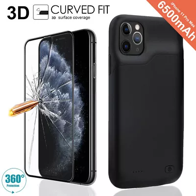 $65.54 • Buy Magnetic Battery Charger Case Power+Glass For IPhone 11 Pro Max X XS XR 6 6S 7 8