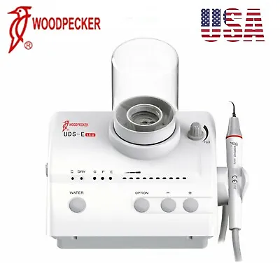 Original Woodpecker UDS-E LED Ultrasonic Piezo Scaler EMS HW-5L Handpiece 8 Tips • $319.99