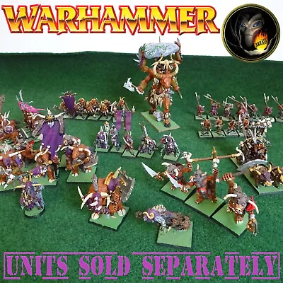 BEASTMEN MULTILIST Choose Units & Characters - Minotaur Bestigore Centigore B11 • £12