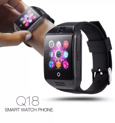 Q18 Bluetooth Orologio Smart Watch Telefono Per Android IOS Sony Samsung VIDOELE • £16.40