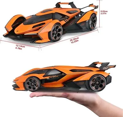 Maisto Special Edition 1:18 Lambo V12 Vision Gran Turismo Diecast Model - Orange • $37.75