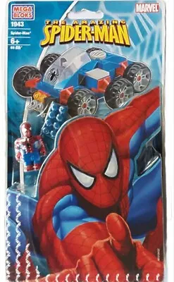 Marvel The Amazing Spider-Man Mega Bloks 1943 New Factory Sealed 2006 Vehicle • $44.99