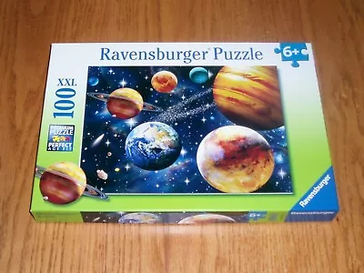 2 Ravensburger Puzzles 100 Pcs Solar System + Disney CARS 19  X 14  For Ages 6+ • $8