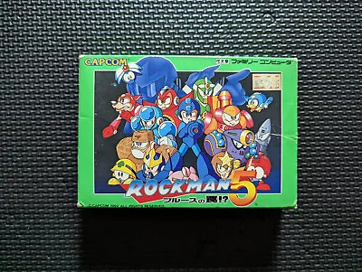 Rockman 5 (Mega Man 5) With Box And Manual [Famicom Japanese Version] JPN NES  • $42.70