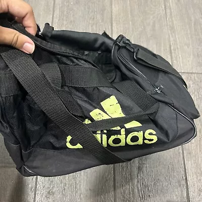 Adidas Defender IV Medium Duffle Bag - Black/Lime Green • $18