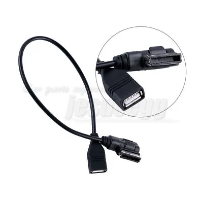 For Mercedes-Benz New AUX Media Interface USB Cable AMI Adapter Flash Drive MP3 • $9.73