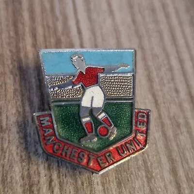 Vintage 1990s Manchester United Badge AEW/Coffer/Reeves Style Repro Badge A101 • £7.95