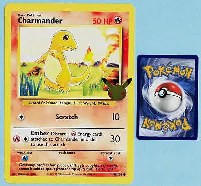 JUMBO Pokemon Card First Partner Charmander 46/102 Oversized Promo • $2.99