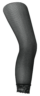 £3.99 • Buy FISHNET Footless Tights- Lace  Edged Footless- Small  Med - Large-XL -XX Large