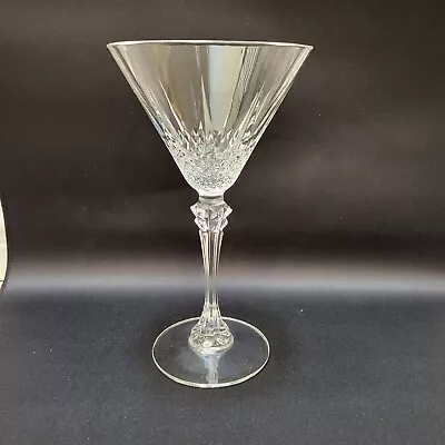 Cristal D'Arques Longchamp Clear Martini Glass 25th Anniversary 9 1/4oz • $49.99