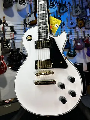 Epiphone Les Paul Custom Electric Guitar - Alpine White Auth Dealer! 205 • $799