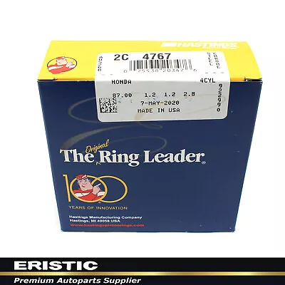 Fits 92-01 Honda Accord Odyssey Prelude 2.2L 2.3L Hastings Piston Rings H22A H23 • $33