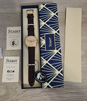 Stauer Goldtone 1930 Dashtronic Watch - Stainless Steel – Brand New W/ Tags • $159.99