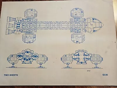 Space 1999 Eagle Blueprint Set  Two Sheets  - New Sealed • $20