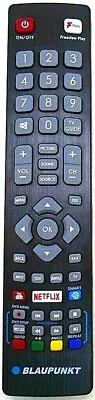 Genuine BLAUPUNKT 49/148O-GB-11B-FEGU-UK TV Remote Control  • £6.99