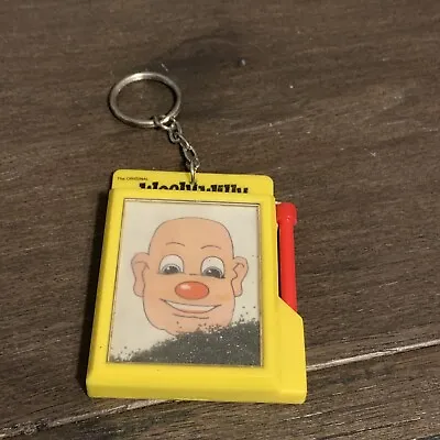 Wooly Willy Keychain W/ Retractable Magnetic Wand Key Ring Mini Toy Vintage 1996 • $9.12