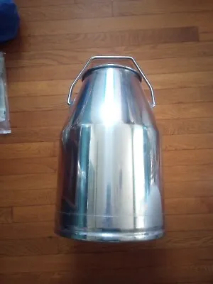 Stainless Steel Cow Milking Milk Pail Bucket 5 Gallon EXCELLENT CONDITION  • $60