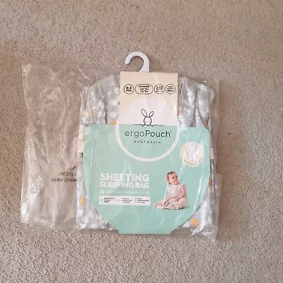 Ergo Pouch Baby 0.3 Tog Sleeping Sleep Bag Grey Summer Light 3 - 12 Months • $24