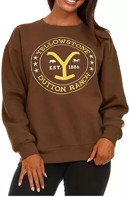 Yellowstone Adult Unisex Sweatshirt Size Small Brown • $17.95
