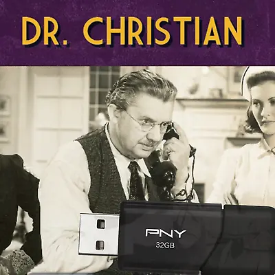 Dr. Christian (176 Episodes) Old Time Radio On 32GB USB • $14.95