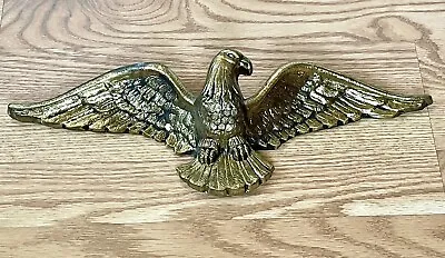 American Bald Eagle 16” Cast Metal Brass Look Wall Hanging Decor • $19.90