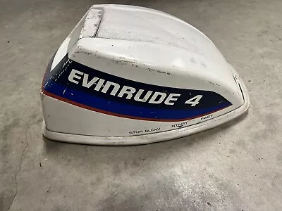 1975 EVINRUDE Outboard 4hp Boat Motor Engine Hood Cowl Cover Top • $10