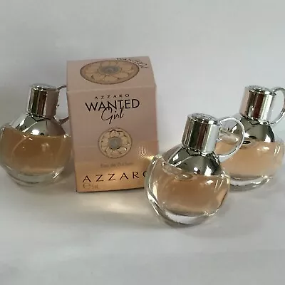 4 AZZARO WANTED GIRL Women Perfume 0.1oz  EDP SPLASH  MINI  NEW  In  BOX   • $24