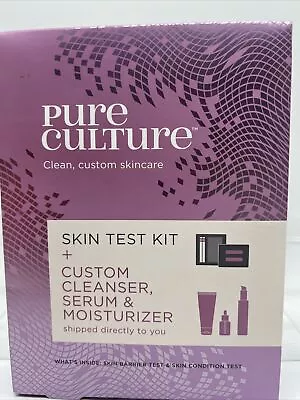 Pure Culture Face Test Kit + Custom Routine For CLEANSER SERUM & MOISTURIZER • $6.99