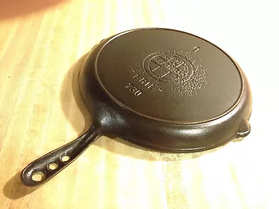 Griswold Erie 730 Slant Logo #9 Cast Iron Half Skillet Griddle Restored Flat • $349.99